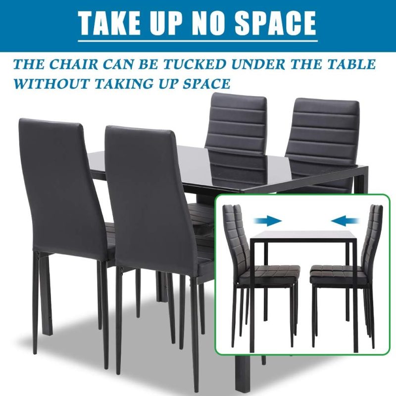 compact dining set with rectangular table for two