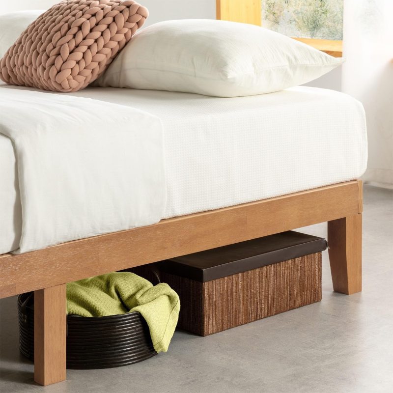 box spring needed platform bed frame for queen mattress