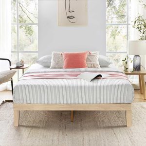 mellow naturalista classic platform bed frame queen espresso