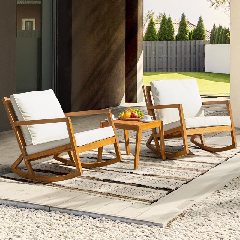 compact folding chair for balcony with comfortable cushion