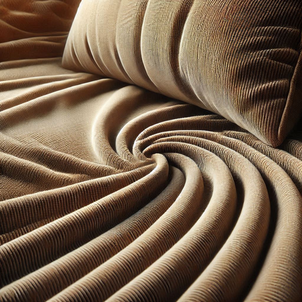 microfiber sofa, highlighting its soft texture and stain resistance.