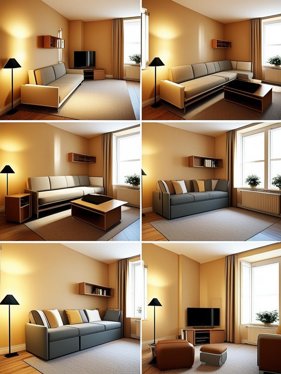 This real-life example from a Reddit user showcases how strategic furniture arrangement can transform a small living room with a sofa bed.By strategically rearranging the furniture, the user was able to maximize sp