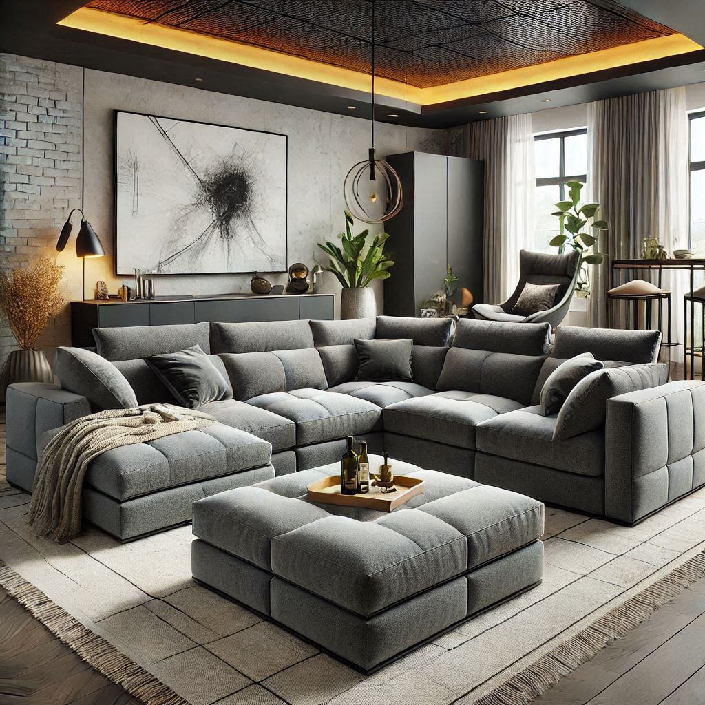 Sectionals are perfect for maximizing seating and creating a cozy conversation area