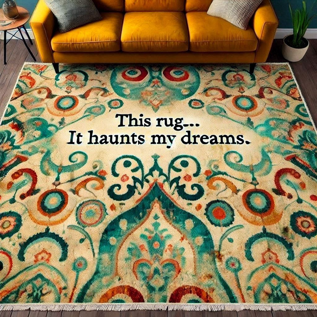 This rug... it haunts my dreams