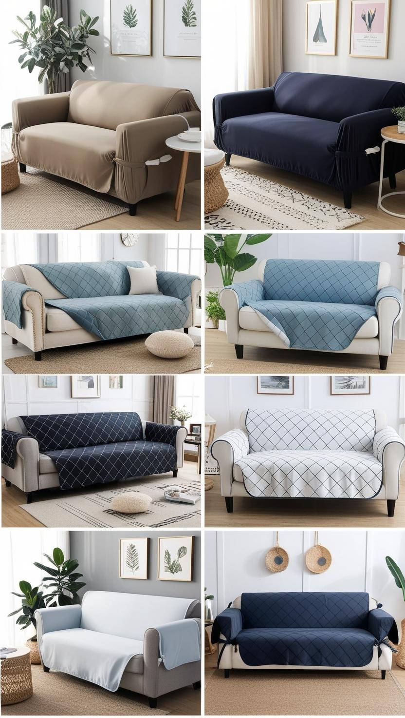 Style and Versatility sofa cover