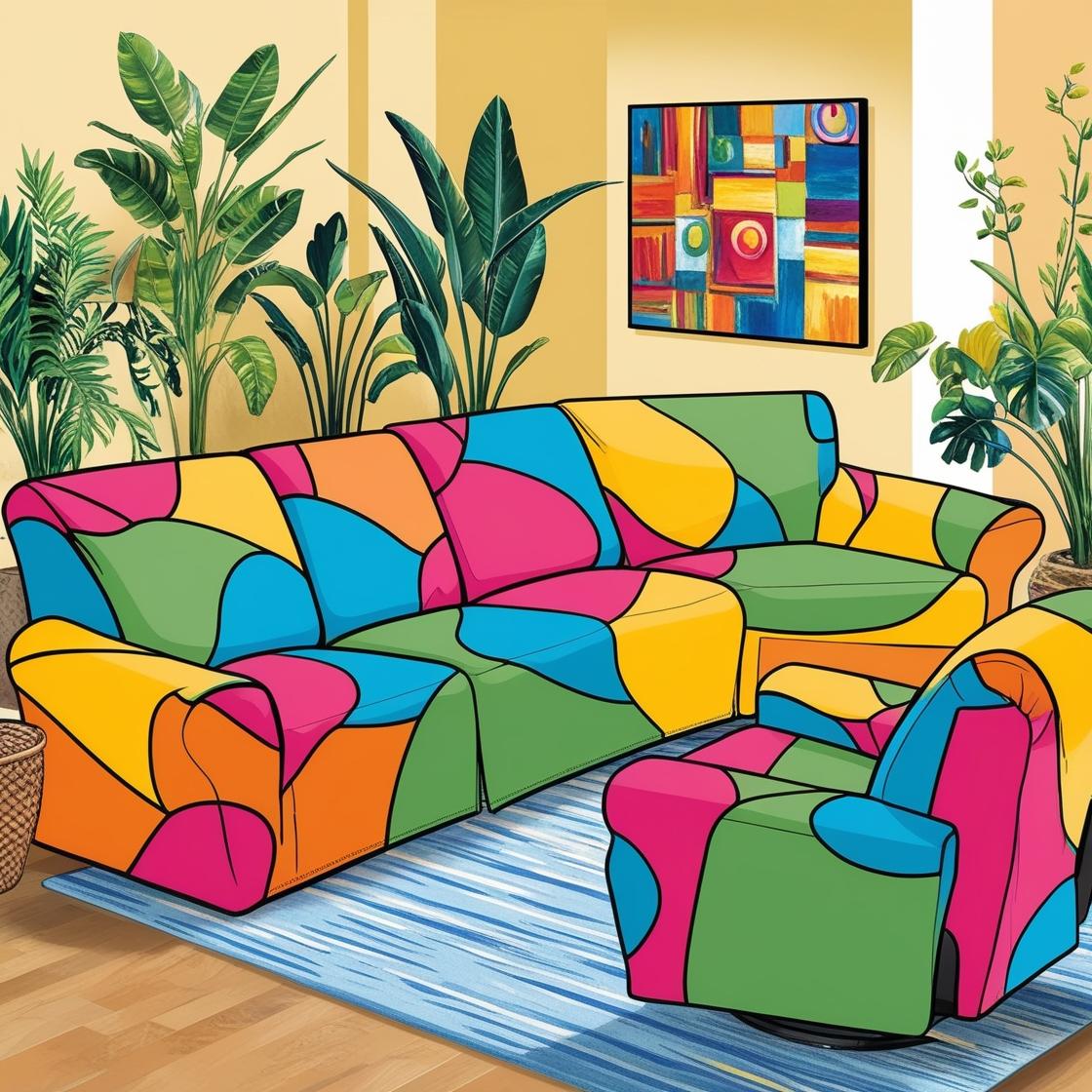 _Type of sofa covers_ Fitted covers__These are designed for specific sofa types, such as sectionals or recliner)