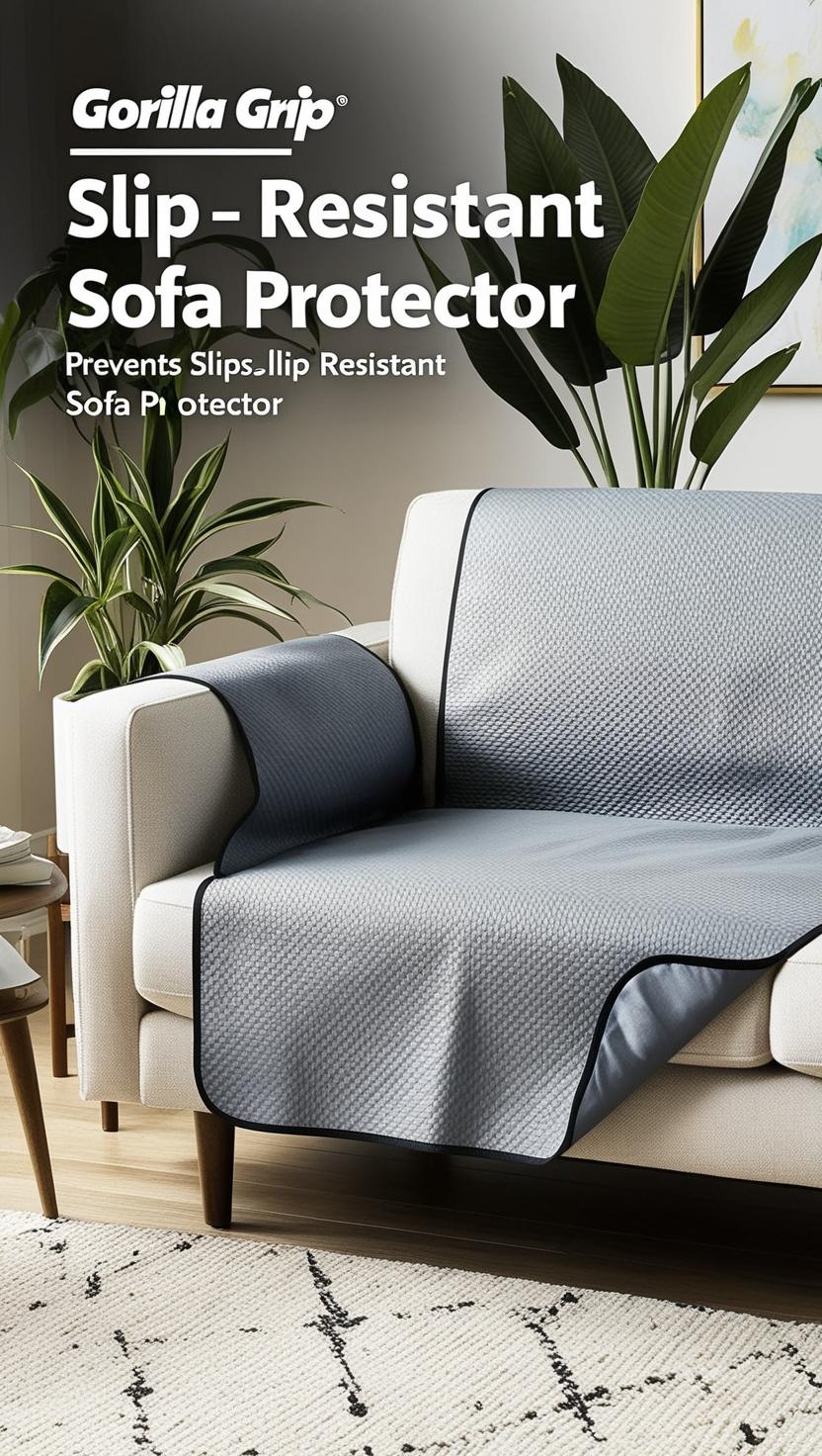 Gorilla Grip Original Slip Resistant Sofa Protector :Most Reviewed Sofa Protectors