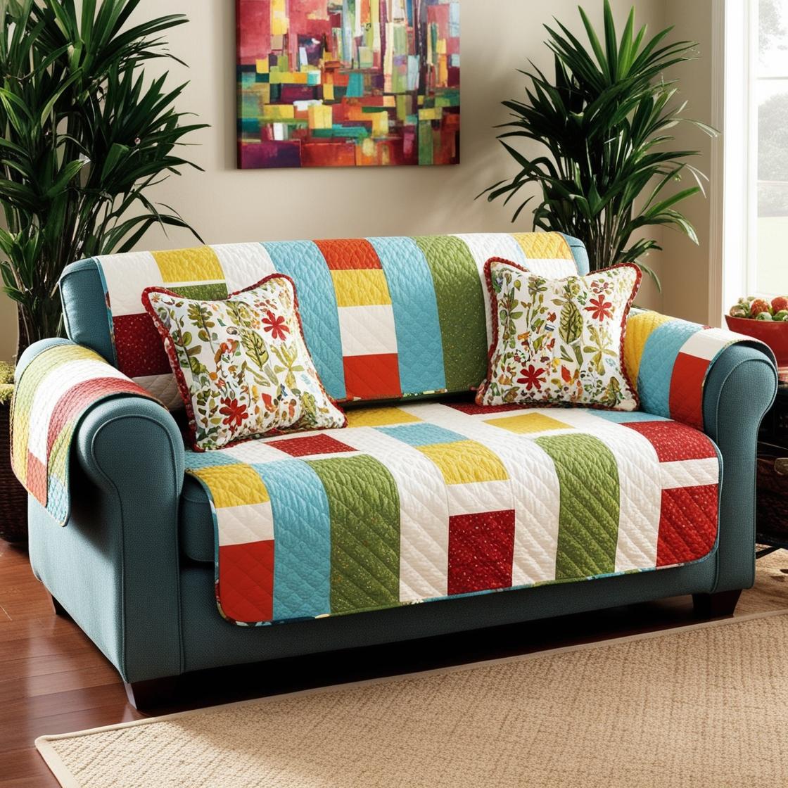 Type of sofa covers: Quilted covers: : These offer extra padding and a more luxurious feel.
