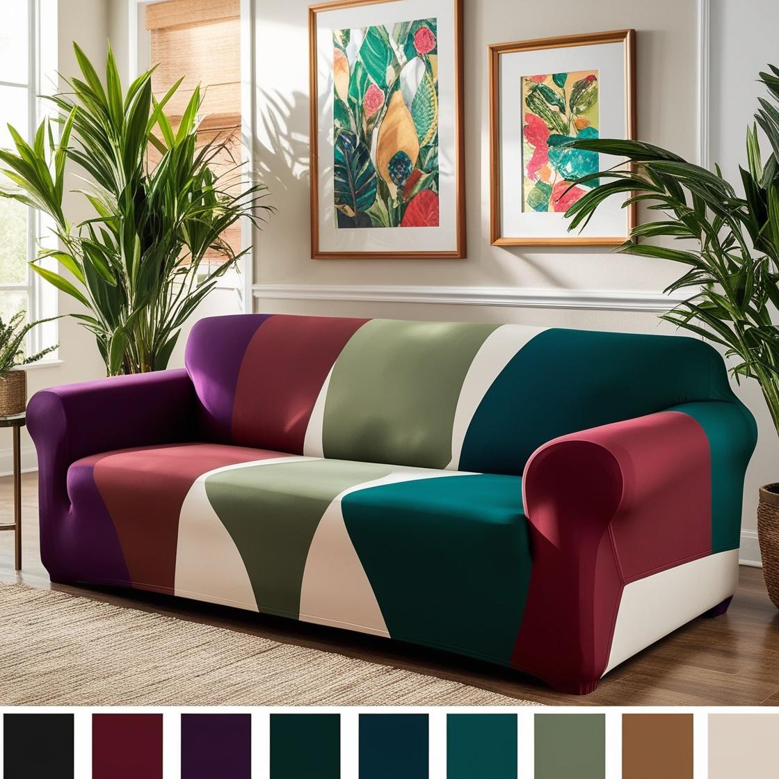 Type of sofa covers: Stretch covers: These conform to your sofa's shape and are ideal for standard sofas.