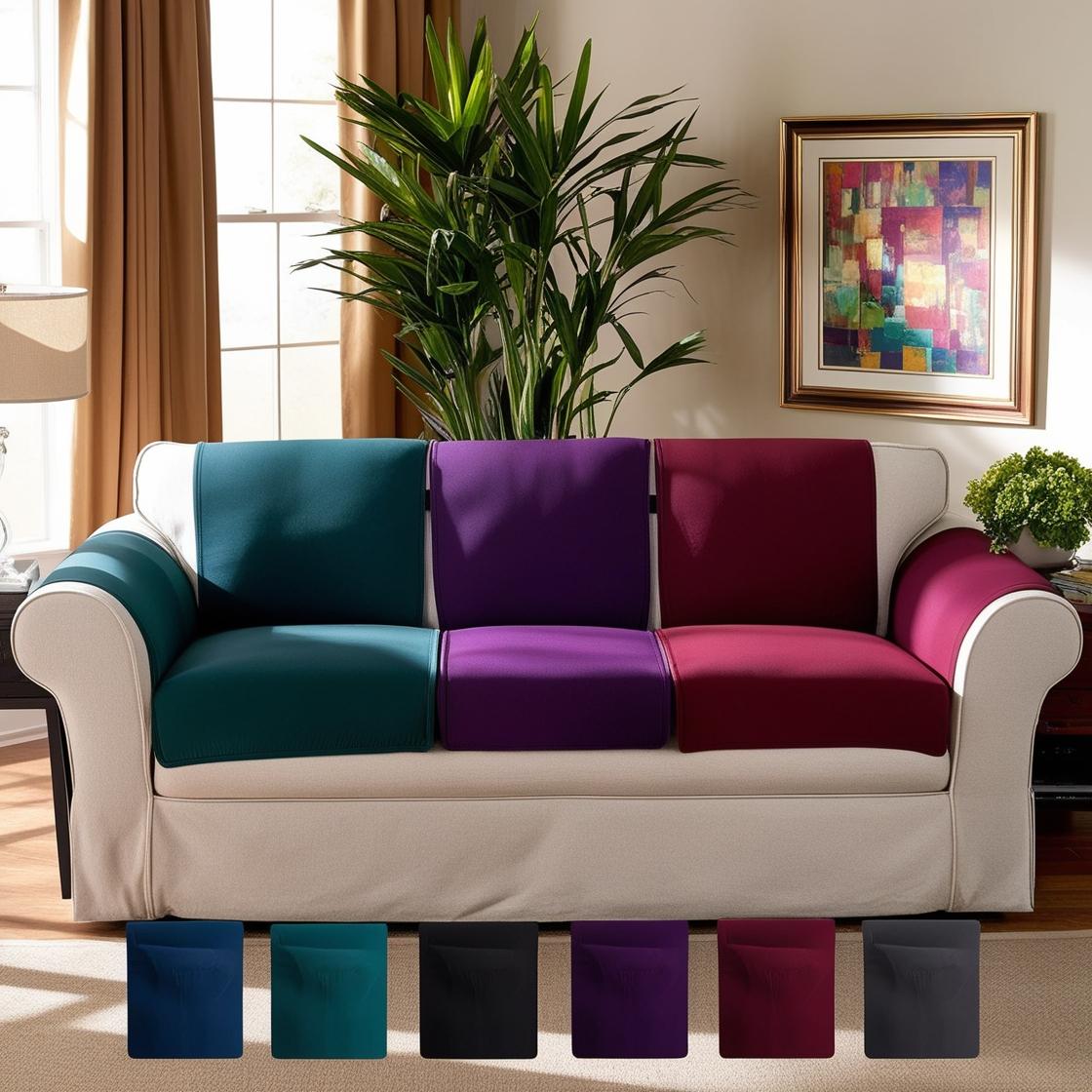 Type of sofa covers: Stretch covers: These conform to your sofa's shape and are ideal for standard sofas.